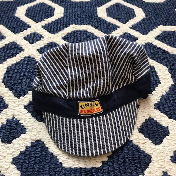 baby train conductor hat